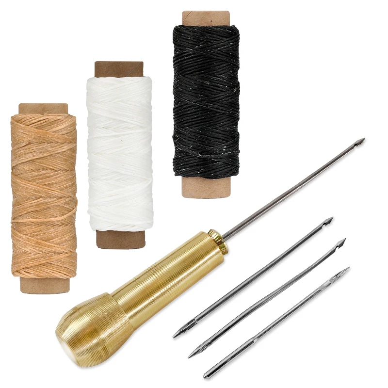 LMDZ 1-4Pcs Canvas Leather Tent Shoes Sewing Awl and Waxed Thread For Repairing Tool Sets Hand Stitching
LMDZ 1-4Pcs Canvas Leather Tent Shoes Sewing Awl and Waxed Thread For Repairing Tool Sets Hand Stitching