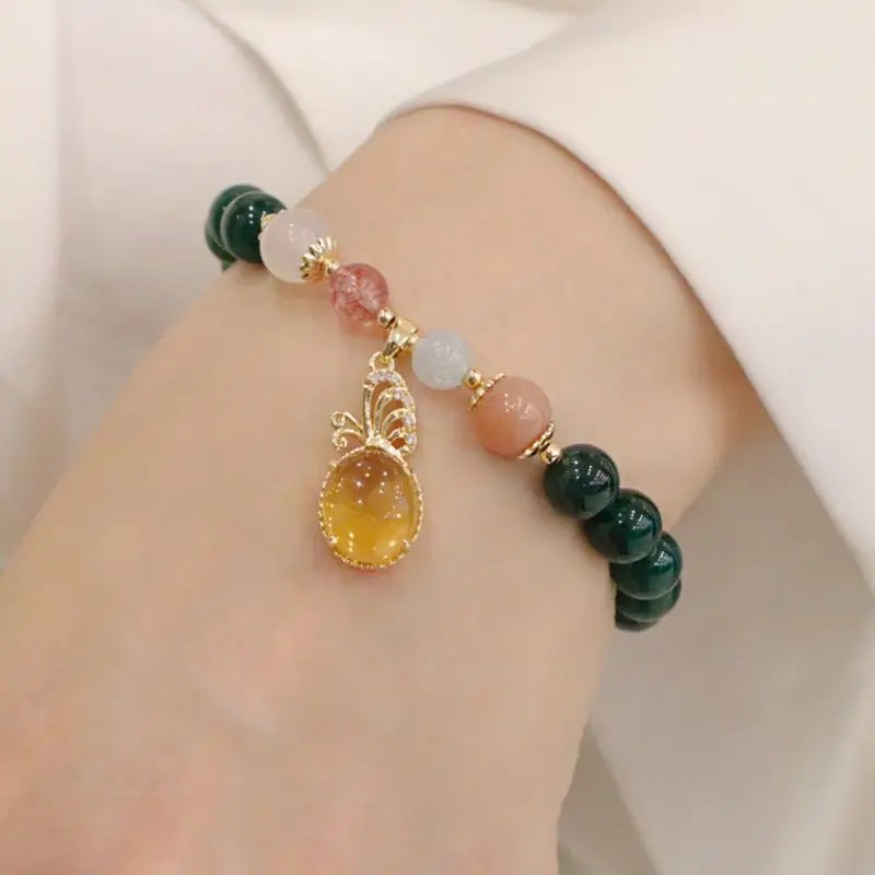 Lucky Women Hand Bracelet Natural Stone Green Agate Feng Shui Friendship Bracelets Luxury Jewelry Gift
Lucky Women Hand Bracelet Natural Stone Green Agate Feng Shui Friendship Bracelets Luxury Jewelry Gift