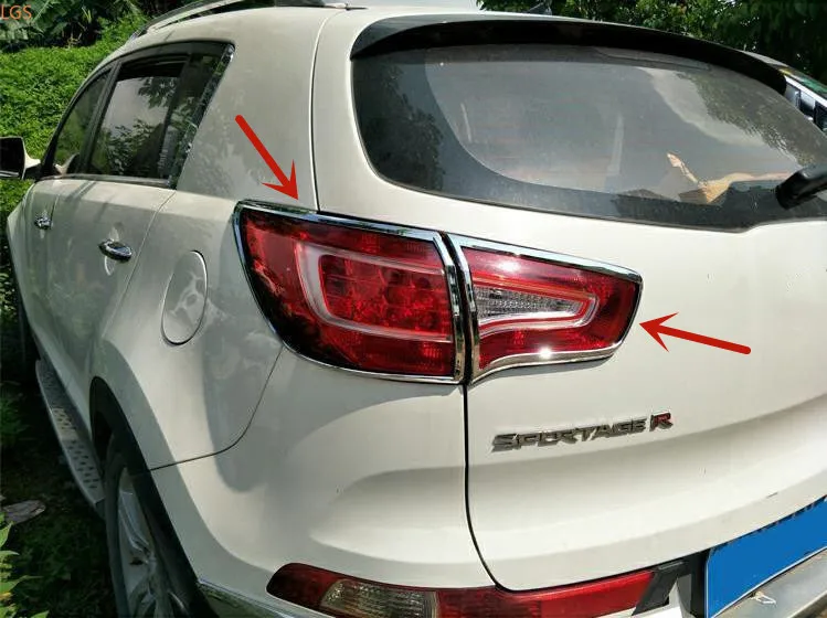 For Kia Sportage R 2009-2016 ABS Chrome Headlight Decorative frame Rear tail light Decorative frame protection Car styling
For Kia Sportage R 2009-2016 ABS Chrome Headlight Decorative frame Rear tail light Decorative frame protection Car styling