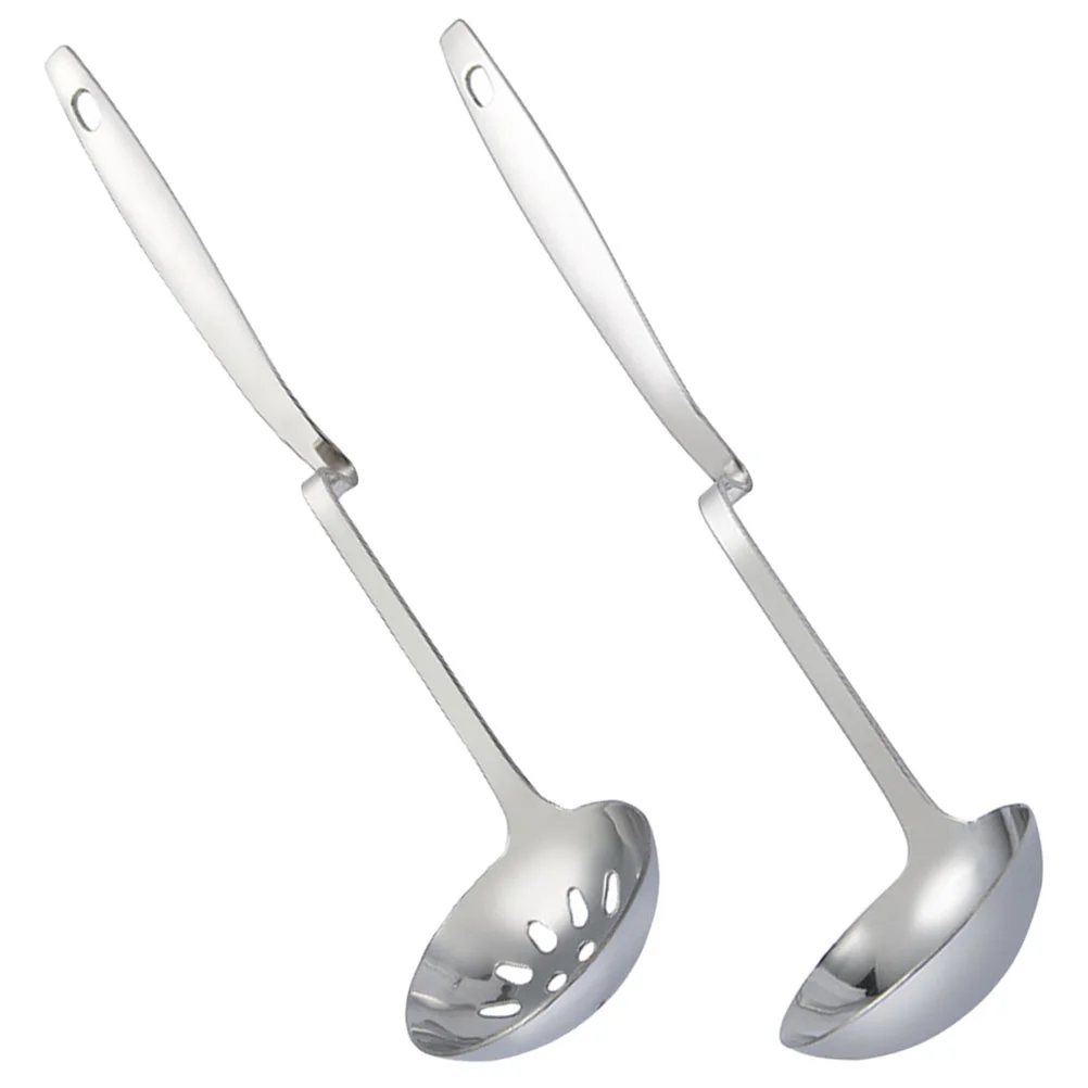 

Spoons Spoon Slotted Kitchen Skimmer Steel Stainless Serving Utensils Strainer Soup Spider Ladle Dinner Soups Handled Cooking