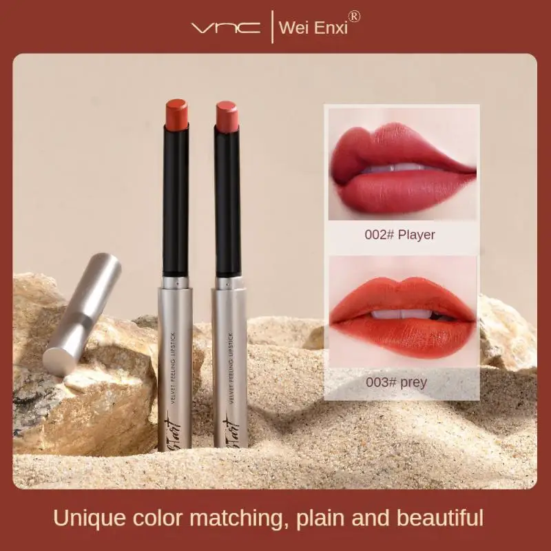 Vnc Small Silver Bar Powder Foggy Lipstick Matte Velvet Waterproof Long Lasting Moisture Cosmetic Lipstick Red Lips Makeup
Vnc Small Silver Bar Powder Foggy Lipstick Matte Velvet Waterproof Long Lasting Moisture Cosmetic Lipstick Red Lips Makeup