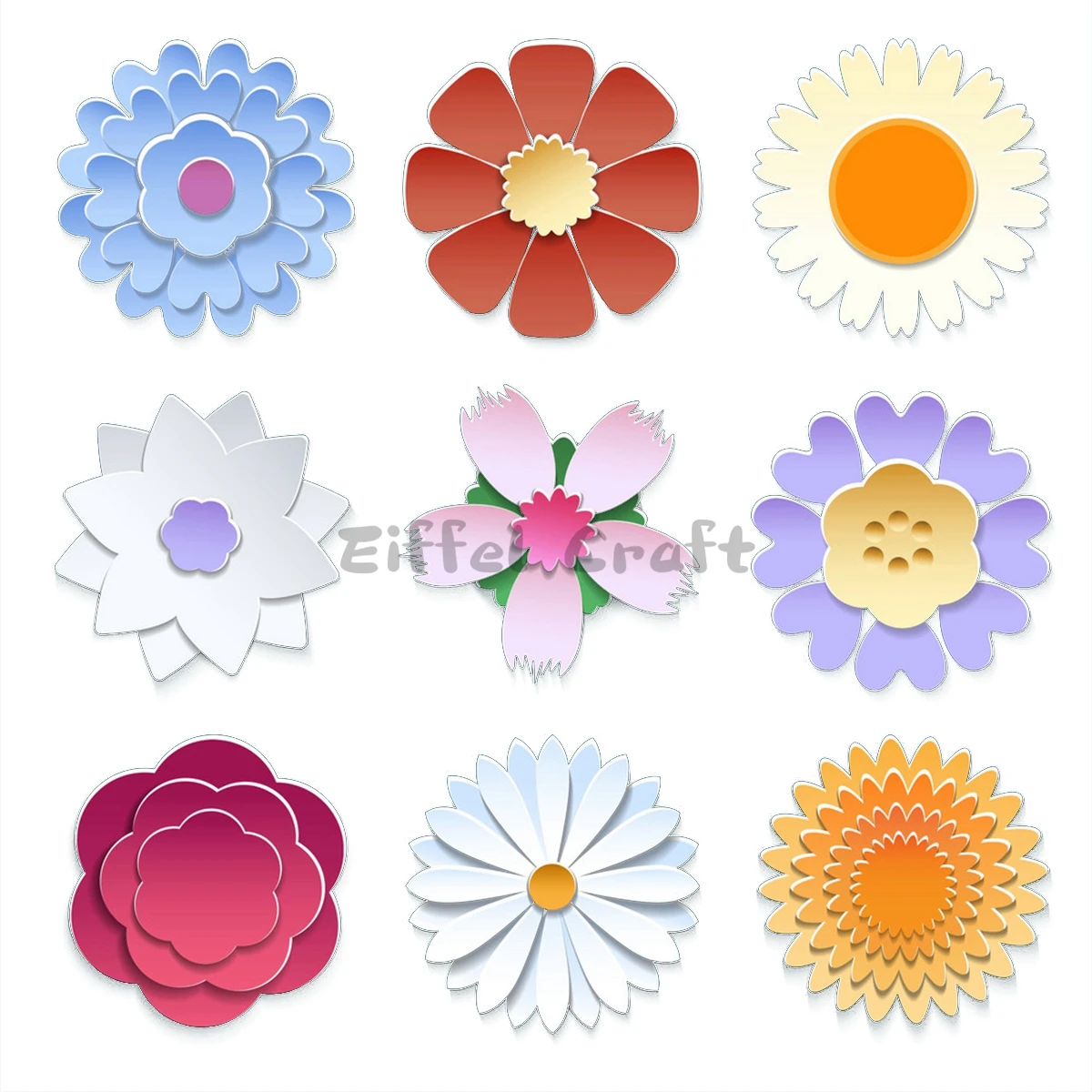 Origami Flowers Set Paper Cut Metal Craft Dies Card Making Stencils Diy Manual Scrapbooking New Embossing Dies 2022
Origami Flowers Set Paper Cut Metal Craft Dies Card Making Stencils Diy Manual Scrapbooking New Embossing Dies 2022