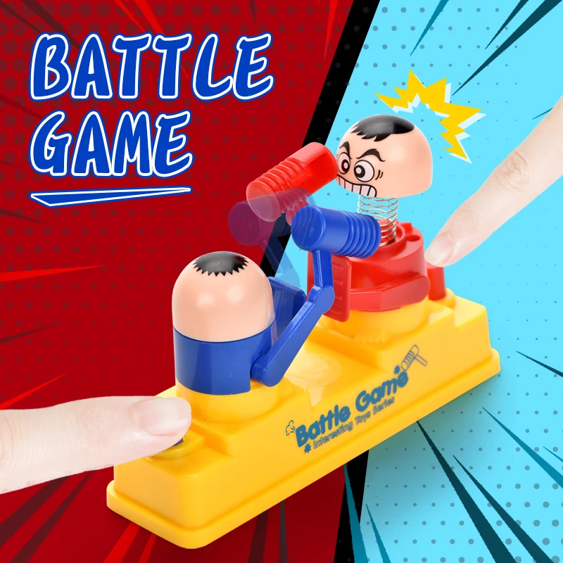 Small Double-player Interactive Toy Prank Trick Stress Reduction and Fidget Two-player Battle Toy Head Game Novelty Wacky Toys
Small Double-player Interactive Toy Prank Trick Stress Reduction and Fidget Two-player Battle Toy Head Game Novelty Wacky Toys