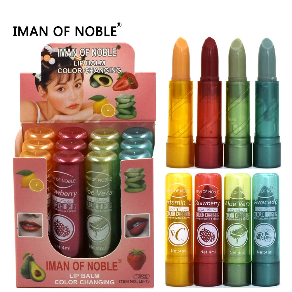 Wholesale Lip Balm Temperature Color Changing Lip Balm Cute Long Lasting Nutritious Lip Stick Lip Care 12Pcs in Bulk
Wholesale Lip Balm Temperature Color Changing Lip Balm Cute Long Lasting Nutritious Lip Stick Lip Care 12Pcs in Bulk