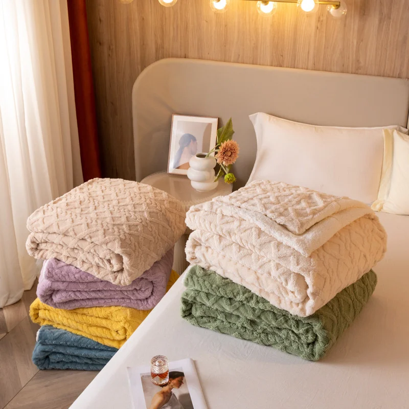 Coral Tuff Cashmere Blanket Solid Color Nap Office Weighted Winter Thickened Quilt Comforter Blanket For Bed Sofa
Coral Tuff Cashmere Blanket Solid Color Nap Office Weighted Winter Thickened Quilt Comforter Blanket For Bed Sofa