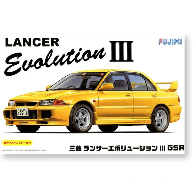 Модель автомобиля в сборе Fujimi 03917, модель модели Mitsubishi Lancer Evolution III GSR, игрушка
Модель автомобиля в сборе Fujimi 03917, модель модели Mitsubishi Lancer Evolution III GSR, игрушка