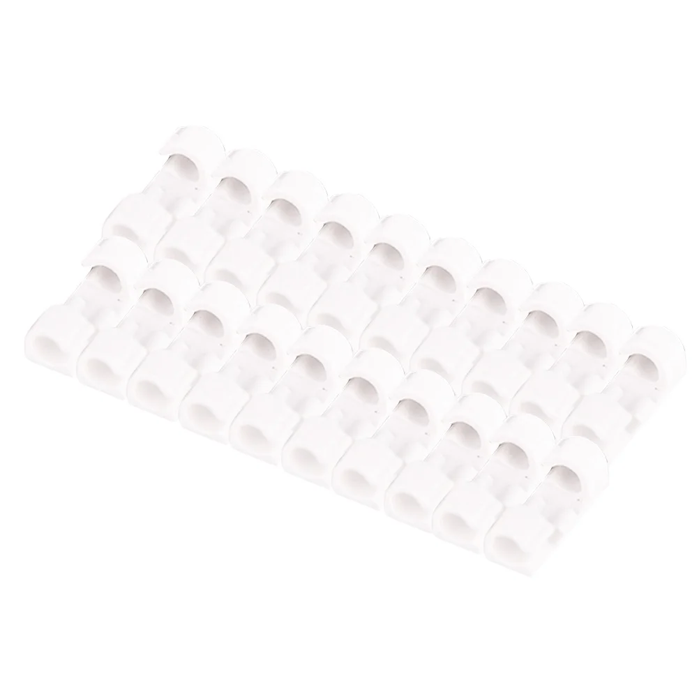 20 Pcs Self-Adhesive Cable Management Cord Wire Organizer Clips Holder for Office Home
20 Pcs Self-Adhesive Cable Management Cord Wire Organizer Clips Holder for Office Home