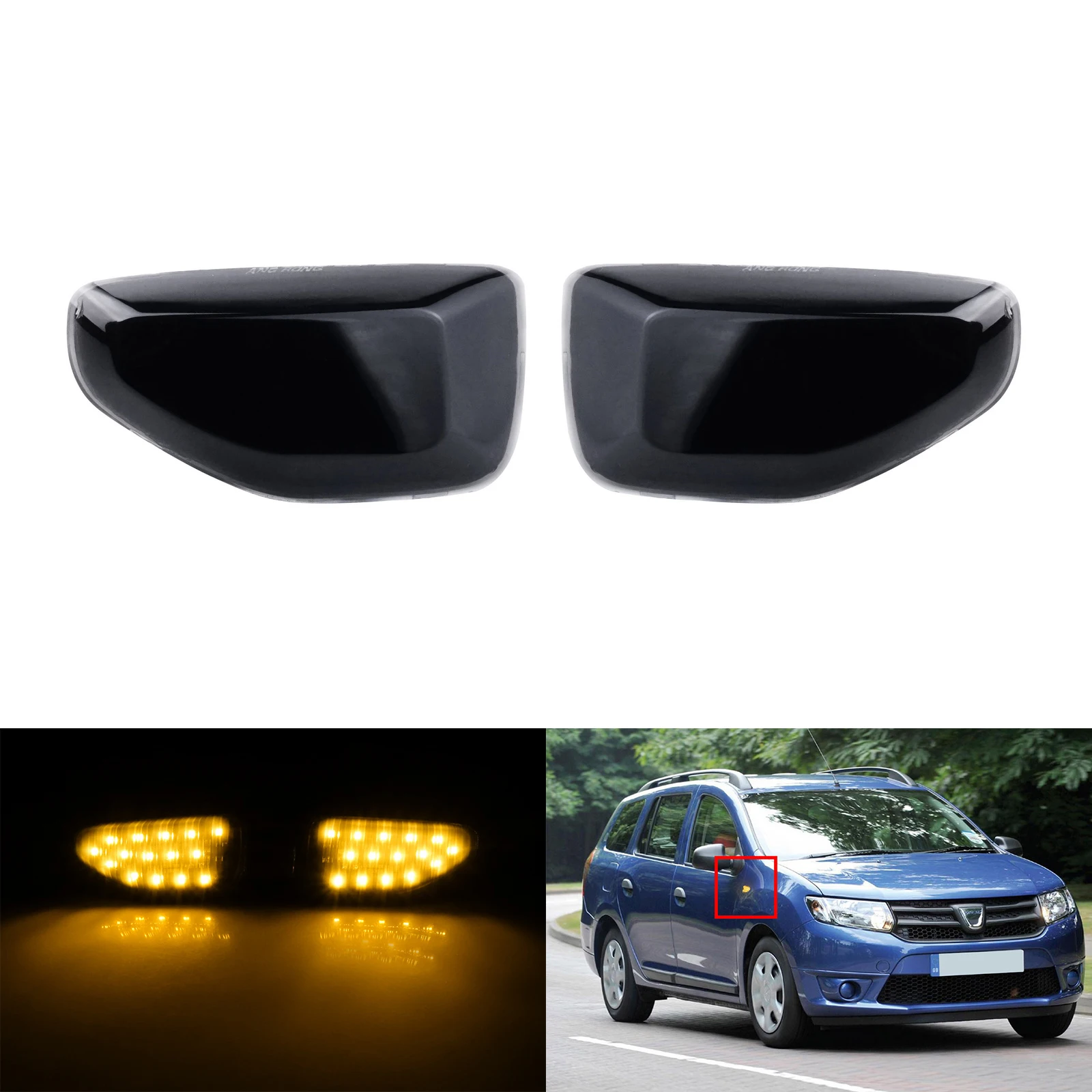 2x LED Side Marker Repeater Indicator Turn Signal Light Lamps For Dacia Duster Logan MCV Sandero
2x LED Side Marker Repeater Indicator Turn Signal Light Lamps For Dacia Duster Logan MCV Sandero