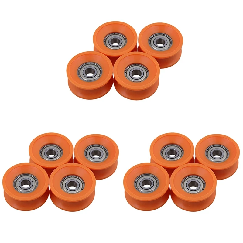 12Pcs 6X30x13mm Plastic Coated Sealed Bearings Steel 606ZZ Deep U Groove Guide Pulley Rail Ball Rolling Bearing Wheel 
12Pcs 6X30x13mm Plastic Coated Sealed Bearings Steel 606ZZ Deep U Groove Guide Pulley Rail Ball Rolling Bearing Wheel