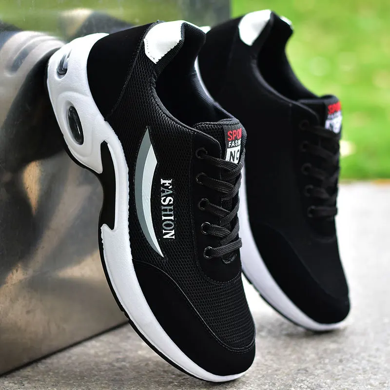 Black shoes men Mesh Casual sneakers Breathable Comfortable Big size Shockproof Platform Sneakers increase Anti-Odor men shoes
Black shoes men Mesh Casual sneakers Breathable Comfortable Big size Shockproof Platform Sneakers increase Anti-Odor men shoes
