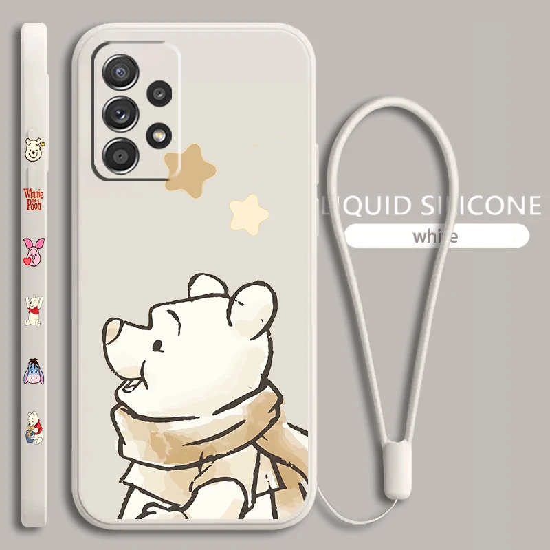 Cute Winnie the Pooh For Samsung Galaxy A73 A54 A34 A53 A33 A52 A32 A22 A71 A51 A21S 4G 5G Liquid Left Rope Phone Case Fundas
Cute Winnie the Pooh For Samsung Galaxy A73 A54 A34 A53 A33 A52 A32 A22 A71 A51 A21S 4G 5G Liquid Left Rope Phone Case Fundas