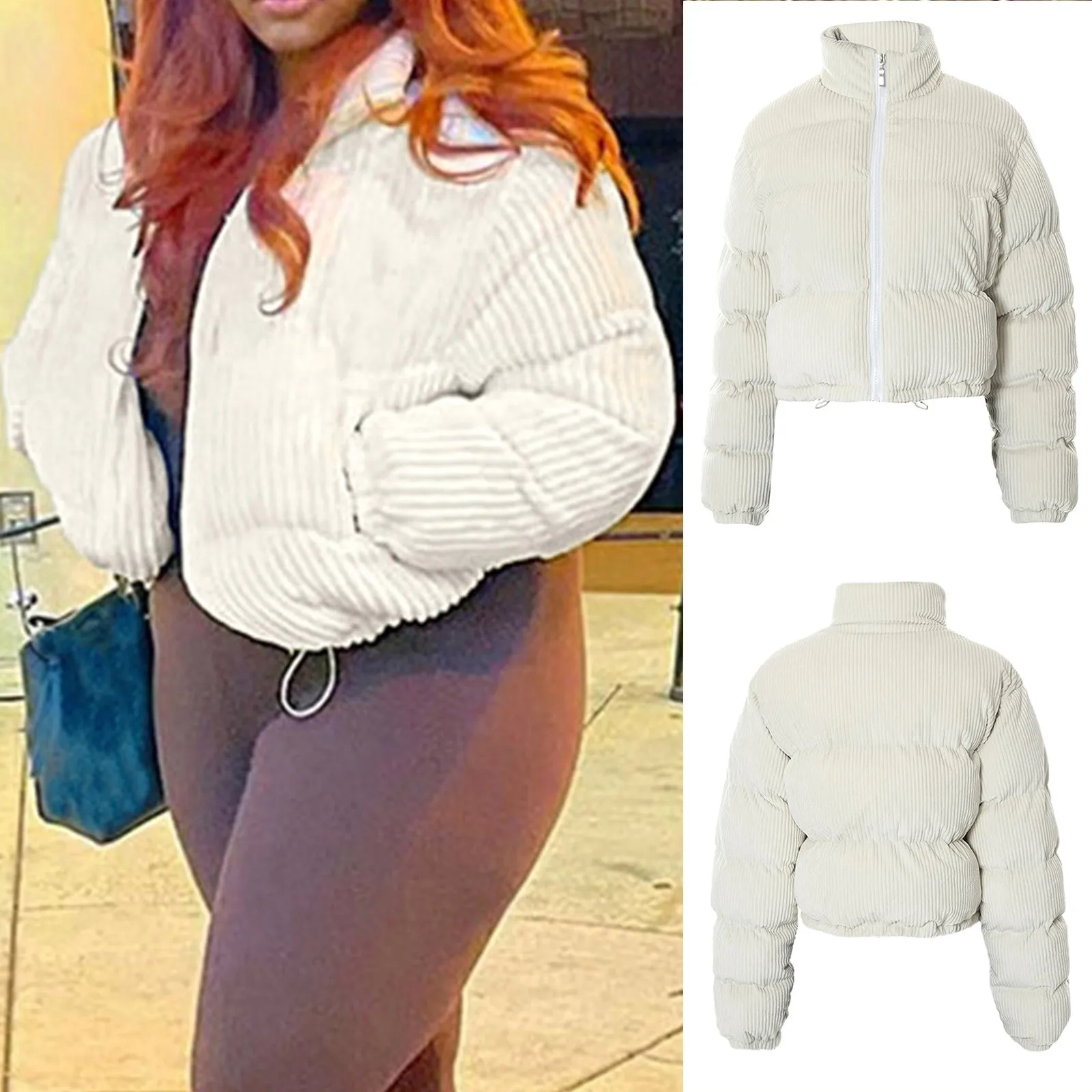 Ladies Autumn Winter Warm Zipper Padded Pockets Jacket Winter Coats for Women under 40 Costs Women Womens Winter Coats
Ladies Autumn Winter Warm Zipper Padded Pockets Jacket Winter Coats for Women under 40 Costs Women Womens Winter Coats
