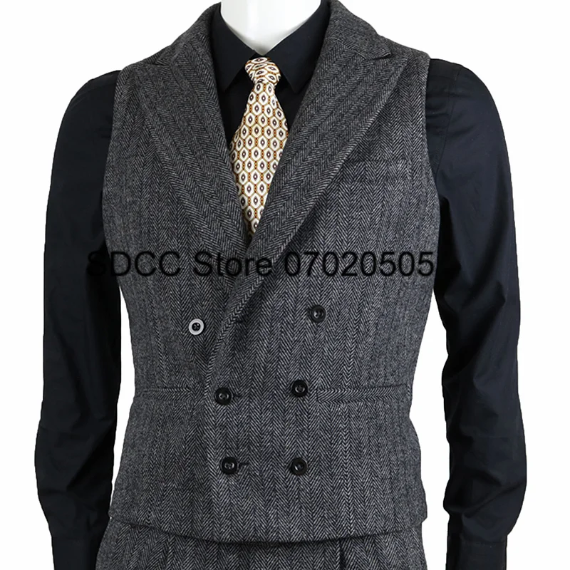 New Women Herringbone Vest Slim Fit Lapel Collar Double Breasted Sleeveless Jacket Suitable For Office Lady Waistcoat 니트베스트
New Women Herringbone Vest Slim Fit Lapel Collar Double Breasted Sleeveless Jacket Suitable For Office Lady Waistcoat 니트베스트
