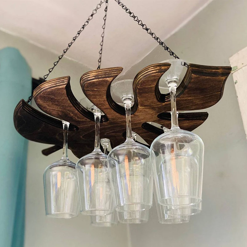 Creative Turtle Leaf Wine Glass Rack Red Wine Glass Ceiling Bracket Goblet Glass Hanging Rack Wooden Wine Set Storage Rack
Creative Turtle Leaf Wine Glass Rack Red Wine Glass Ceiling Bracket Goblet Glass Hanging Rack Wooden Wine Set Storage Rack