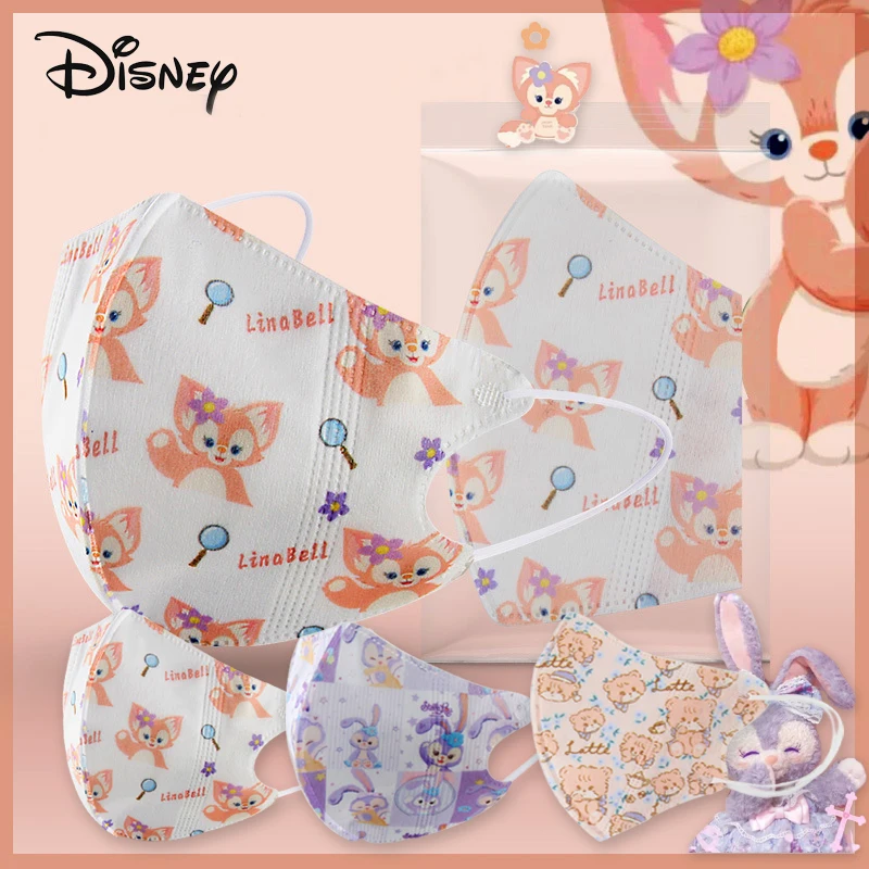 Disney Stellalou Lotso Linabell Mask 3d Printing Cartoon Cute Meltblown Cloth Breathable 3-layer Children's Mask Mascarillas
Disney Stellalou Lotso Linabell Mask 3d Printing Cartoon Cute Meltblown Cloth Breathable 3-layer Children's Mask Mascarillas