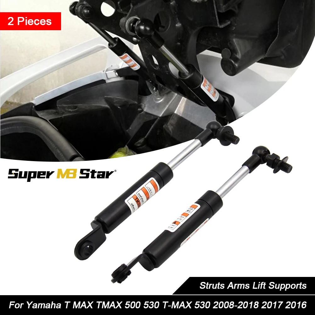 2PCS Motorcycle Struts Arms Lift Supports Shock Absorbers Lift Seat For YAMAHA T-MAX 500 500 2008-2018 /T-MAX 530 2012-2018
2PCS Motorcycle Struts Arms Lift Supports Shock Absorbers Lift Seat For YAMAHA T-MAX 500 500 2008-2018 /T-MAX 530 2012-2018