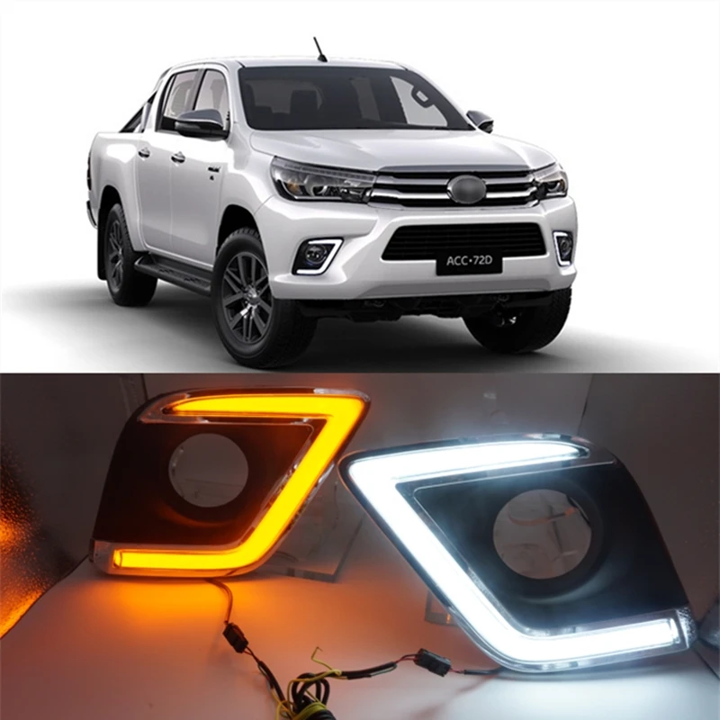 Free shipping ! 12V 6000k LED DRL Daytime running light for Toyota Hilux Revo VIGO 2015 2016 fog lamp frame Fog lights
Free shipping ! 12V 6000k LED DRL Daytime running light for Toyota Hilux Revo VIGO 2015 2016 fog lamp frame Fog lights