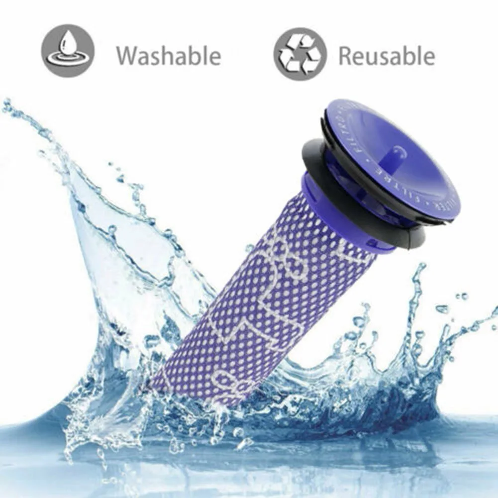 2Pcs Filter For Dyson V6 V7 V8 DC58 DC59 Replacement Animal Vacuum Cleaner Washable & Reuse Home Vacuum Cleaner Prefilter
2Pcs Filter For Dyson V6 V7 V8 DC58 DC59 Replacement Animal Vacuum Cleaner Washable & Reuse Home Vacuum Cleaner Prefilter