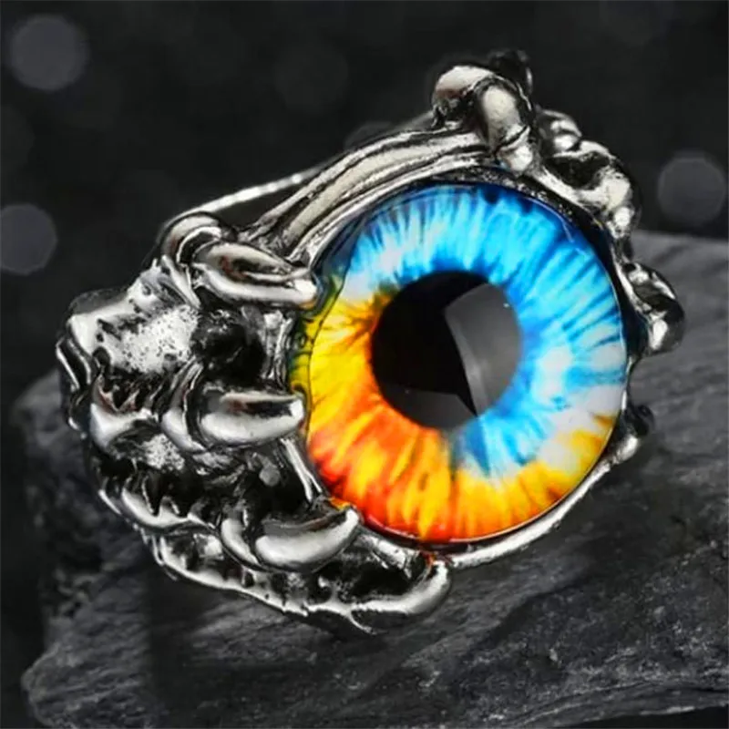 Creative Fashion Evil Eye Ring Men Women Personality Punk Hip Hop Jewelry Men Bar Night Club Accessories Gifts
Creative Fashion Evil Eye Ring Men Women Personality Punk Hip Hop Jewelry Men Bar Night Club Accessories Gifts