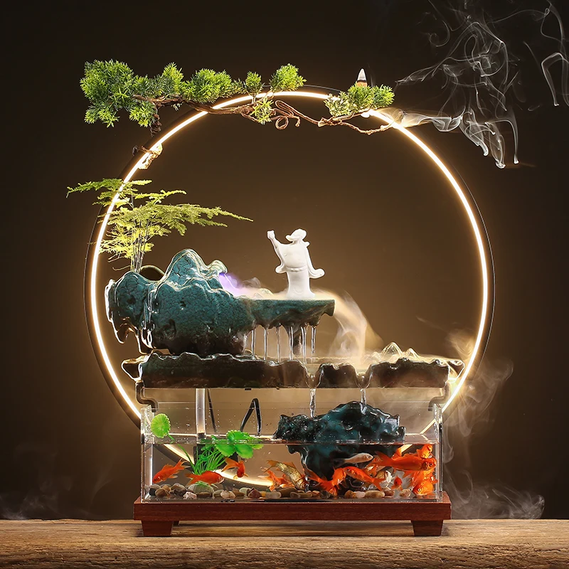 Modern Candlee Vessel Backflow Smoke Waterfall Fountain Buddah Humidifier Candlee Burne Brumetherapy Encensoir Candlee Vessels
Modern Candlee Vessel Backflow Smoke Waterfall Fountain Buddah Humidifier Candlee Burne Brumetherapy Encensoir Candlee Vessels