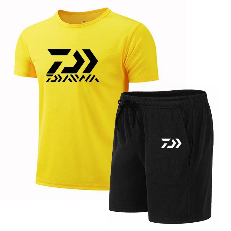 Summer high-quality men's short sleeve suit fitness fashion leisure sports suit super cool sports T-shirt + shorts 2-piece Set
Summer high-quality men's short sleeve suit fitness fashion leisure sports suit super cool sports T-shirt + shorts 2-piece Set