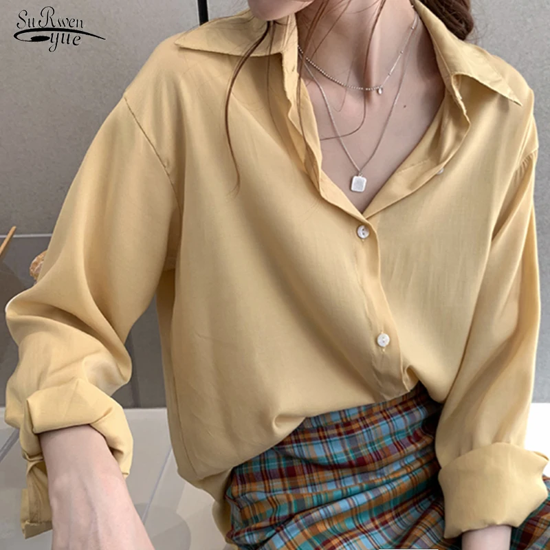 2023 Spring And Autumn Korean Style Loose Women Blouse Office Loose Solid Cardigan Shirts Women Blusas Mujer De Moda 9985
2023 Spring And Autumn Korean Style Loose Women Blouse Office Loose Solid Cardigan Shirts Women Blusas Mujer De Moda 9985