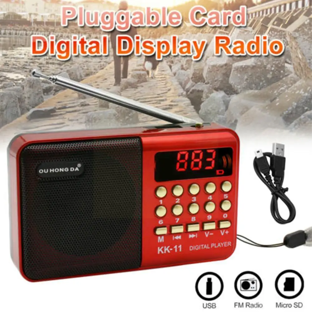 Портативный мини-радиоприемник, ручной перезаряжаемый цифровой FM-рекордер, USB, многофункциональный динамик, принадлежности для MP3, TF, устрой...
Портативный мини-радиоприемник, ручной перезаряжаемый цифровой FM-рекордер, USB, многофункциональный динамик, принадлежности для MP3, TF, устрой...