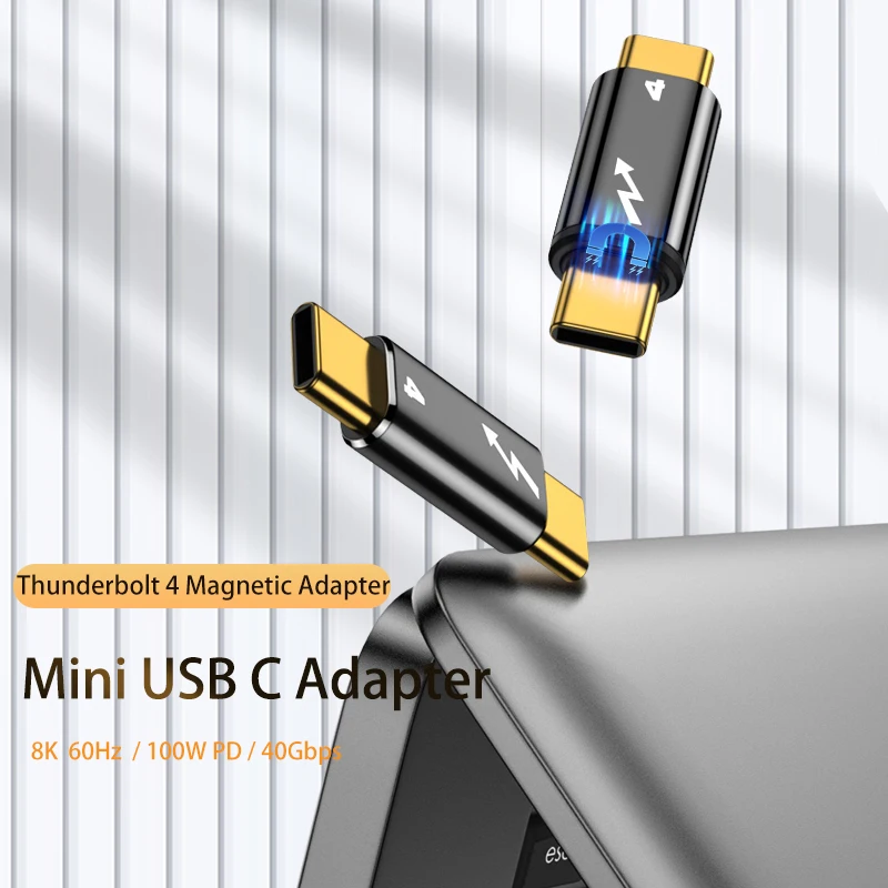 USB 4.0 Type C Adapter USB C Extender Thunderbolt 4/3 40Gbps Data Sync Converter 100W 5A Fast Charging Connector for Macbook Pro
USB 4.0 Type C Adapter USB C Extender Thunderbolt 4/3 40Gbps Data Sync Converter 100W 5A Fast Charging Connector for Macbook Pro