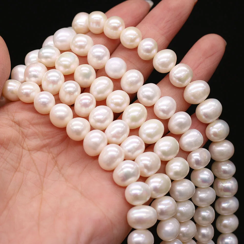 100% Natural Freshwater Pearl White Round Punch Beads Crafts For Jewelry Making DIY Necklace Bracelet Accessory Charm Gift 36CM
100% Natural Freshwater Pearl White Round Punch Beads Crafts For Jewelry Making DIY Necklace Bracelet Accessory Charm Gift 36CM
