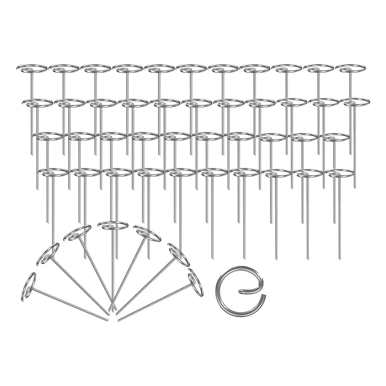 50Pcs 4 inch Landscape Staples, Garden Staples, Landscape Pins sod Staples,Circle Top Pins for Lawn, Tent, Fabric
50Pcs 4 inch Landscape Staples, Garden Staples, Landscape Pins sod Staples,Circle Top Pins for Lawn, Tent, Fabric