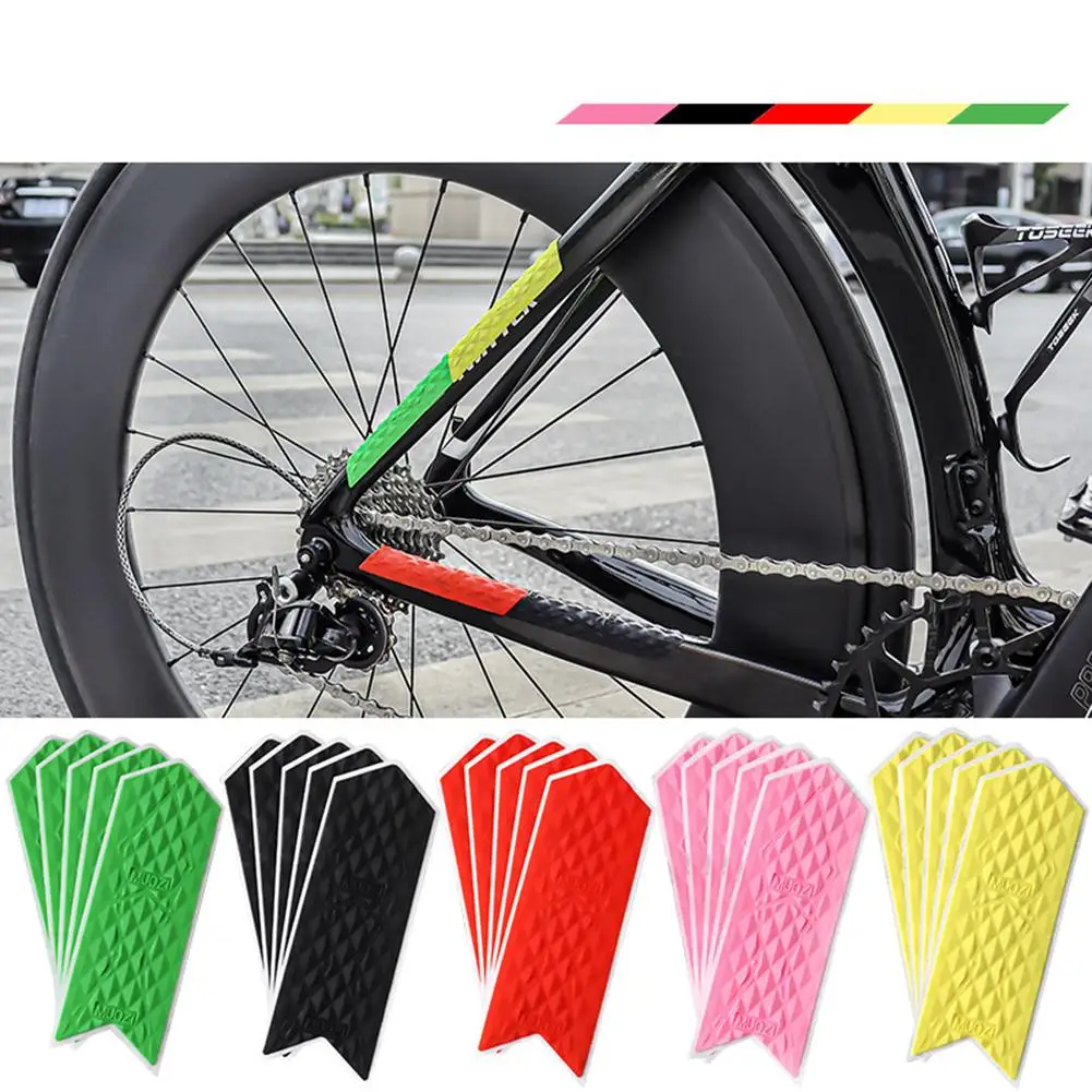 5PCS Silicone Bicycle Frame Protective Sheet Diamond Pattern Removable Anti-scratch Sticker For Bike Down Tube Front Fork Hot
5PCS Silicone Bicycle Frame Protective Sheet Diamond Pattern Removable Anti-scratch Sticker For Bike Down Tube Front Fork Hot