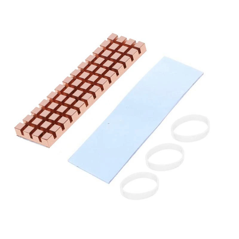 Радиатор для ПК ноутбука SSD для M.2 2280 PCI-E NVME с термопанелью, комплект радиатора для охлаждения компьютера, медный радиатор, аксессуар 
Радиатор для ПК ноутбука SSD для M.2 2280 PCI-E NVME с термопанелью, комплект радиатора для охлаждения компьютера, медный радиатор, аксессуар