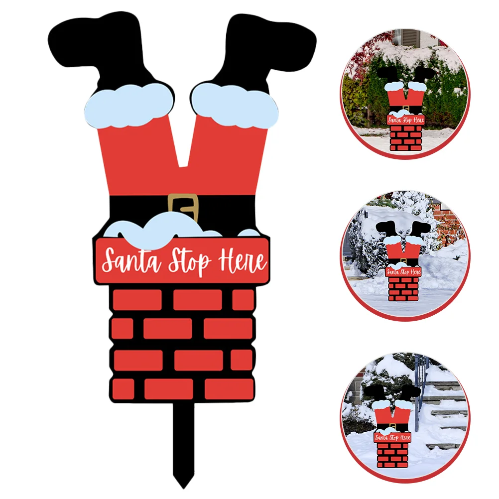 Christmas Chimney Plugs Outdoor Sign Decorations Yard Ornament Decorative Santa Stake Insert Card
Christmas Chimney Plugs Outdoor Sign Decorations Yard Ornament Decorative Santa Stake Insert Card