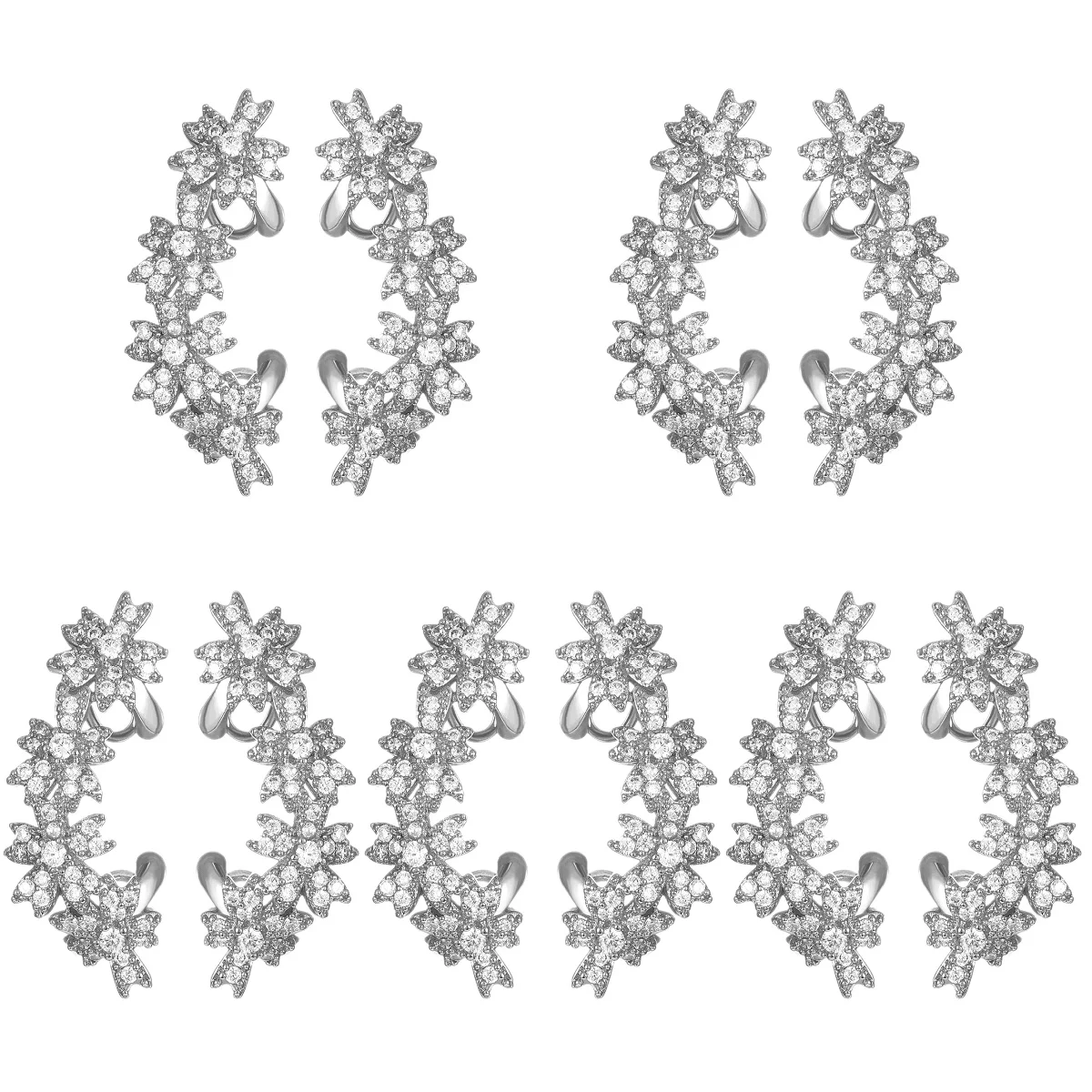 5 Pairs Flower Ear Cuffs Clip Earrings Women Ear Jewelry Cuff Earrings Women Blooming Ear Cuff Clip Alloy Ear Clips Women Miss
5 Pairs Flower Ear Cuffs Clip Earrings Women Ear Jewelry Cuff Earrings Women Blooming Ear Cuff Clip Alloy Ear Clips Women Miss