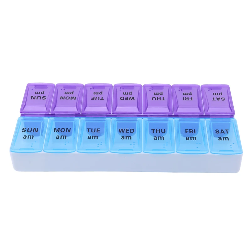 14 Holes 7 Days Weekly Portable Multifunctional Pill Medicine Holder Organizer Container Medical Kit
14 Holes 7 Days Weekly Portable Multifunctional Pill Medicine Holder Organizer Container Medical Kit