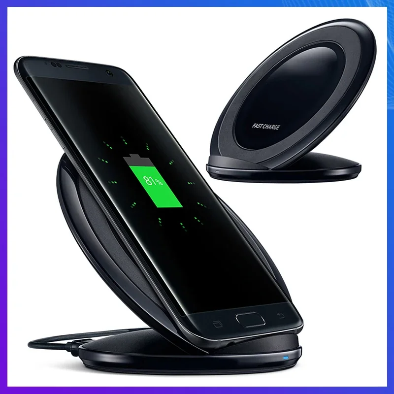 

QI Fast wireless Charger for Samsung Galaxy S8 S9 S10 Plus S6 S7 Edge S21 S20 Ultra Note 8 Note9 EP-NG930