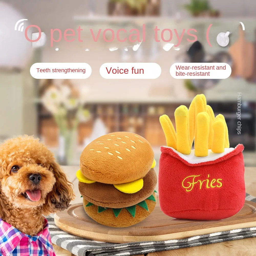 Dog Plush Vocalizable Interactive Toys Cute Toys Fries Burger Pet Supplies Toys Pet Supplies Cat Tease Pet Toys Pet Products
Dog Plush Vocalizable Interactive Toys Cute Toys Fries Burger Pet Supplies Toys Pet Supplies Cat Tease Pet Toys Pet Products