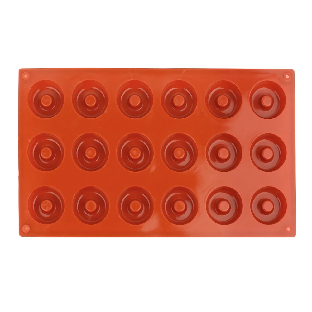 18-Cavity Doughnut mould Non-Stick Donut Baking Mold Silicone Molds for Chocolate Handmade Soap
18-Cavity Doughnut mould Non-Stick Donut Baking Mold Silicone Molds for Chocolate Handmade Soap