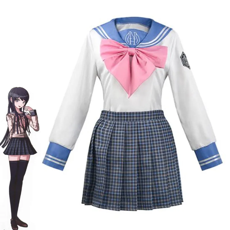 Game Anime Danganronpa Cosplay Maizono Sayaka Women's Cute College Style Top Plaid Pleated Skirt Suit Halloween Costumes Gift
Game Anime Danganronpa Cosplay Maizono Sayaka Women's Cute College Style Top Plaid Pleated Skirt Suit Halloween Costumes Gift