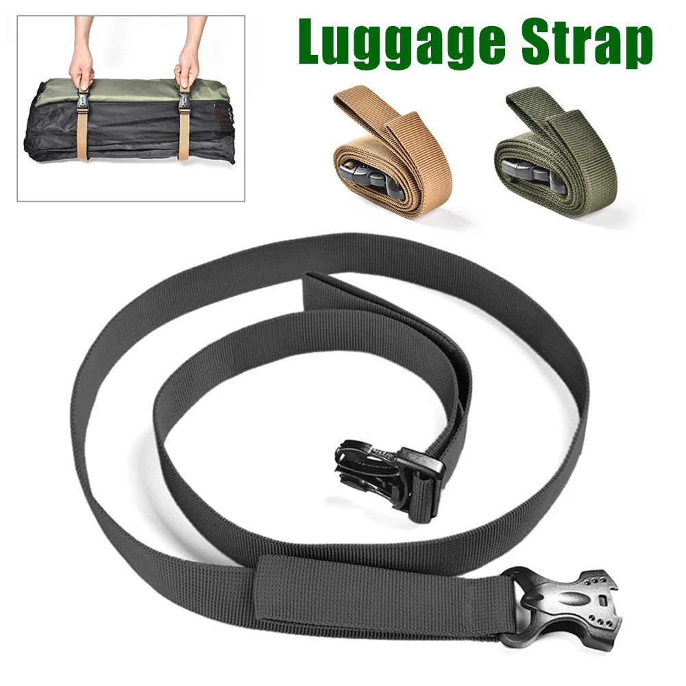 Outdoor Durable Travel Luggage Strap Cargo Tie Down Belt Storage Strap Dual Buckles for Camping Backpacking Hiking Picnic
Outdoor Durable Travel Luggage Strap Cargo Tie Down Belt Storage Strap Dual Buckles for Camping Backpacking Hiking Picnic