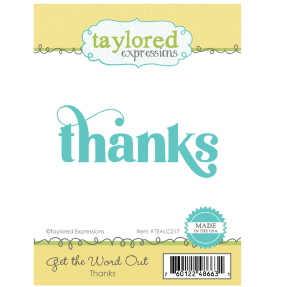 The Word Thanks New Metal Cutting Dies Scrapbook Diary Decoration Stencil Embossing Template Diy Greeting Card Handmade
The Word Thanks New Metal Cutting Dies Scrapbook Diary Decoration Stencil Embossing Template Diy Greeting Card Handmade