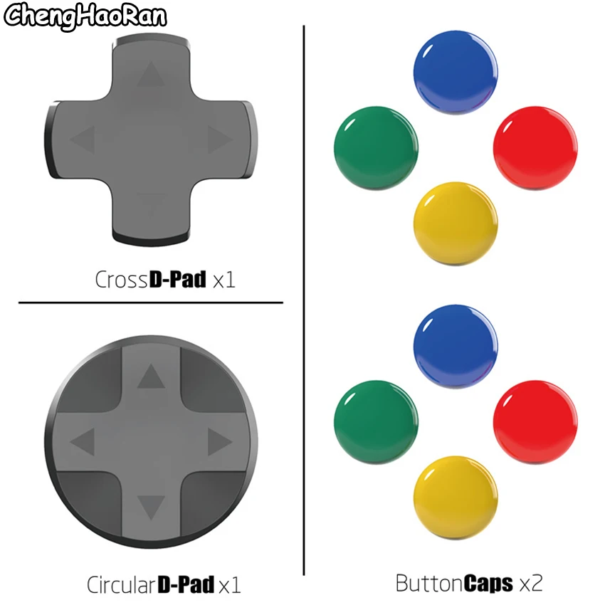 ChengHaoRan JoyCon D-Pad Button Cap Set DPAD for Switch and Switch OLED Joy-Con Controller
ChengHaoRan JoyCon D-Pad Button Cap Set DPAD for Switch and Switch OLED Joy-Con Controller