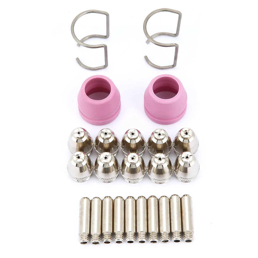 24pc/set AG60 SG55 Plasma Cutter Cutting Torch Consumables Electrode Nozzles Cups Kit
24pc/set AG60 SG55 Plasma Cutter Cutting Torch Consumables Electrode Nozzles Cups Kit