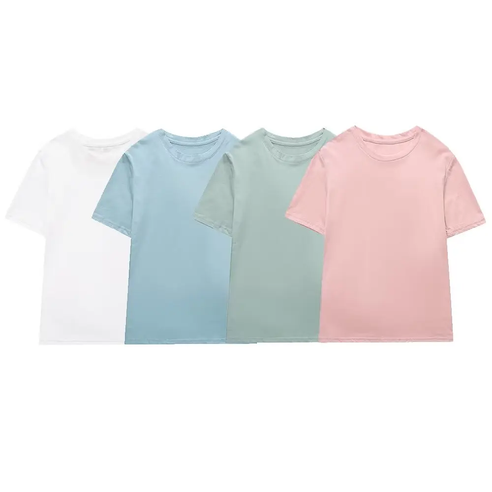 Women 2023 spring Short Sleeve T Shirts Cotton Solid T-shirt O Neck Crop Top Tee Female Casual Loose T Shirt
Women 2023 spring Short Sleeve T Shirts Cotton Solid T-shirt O Neck Crop Top Tee Female Casual Loose T Shirt