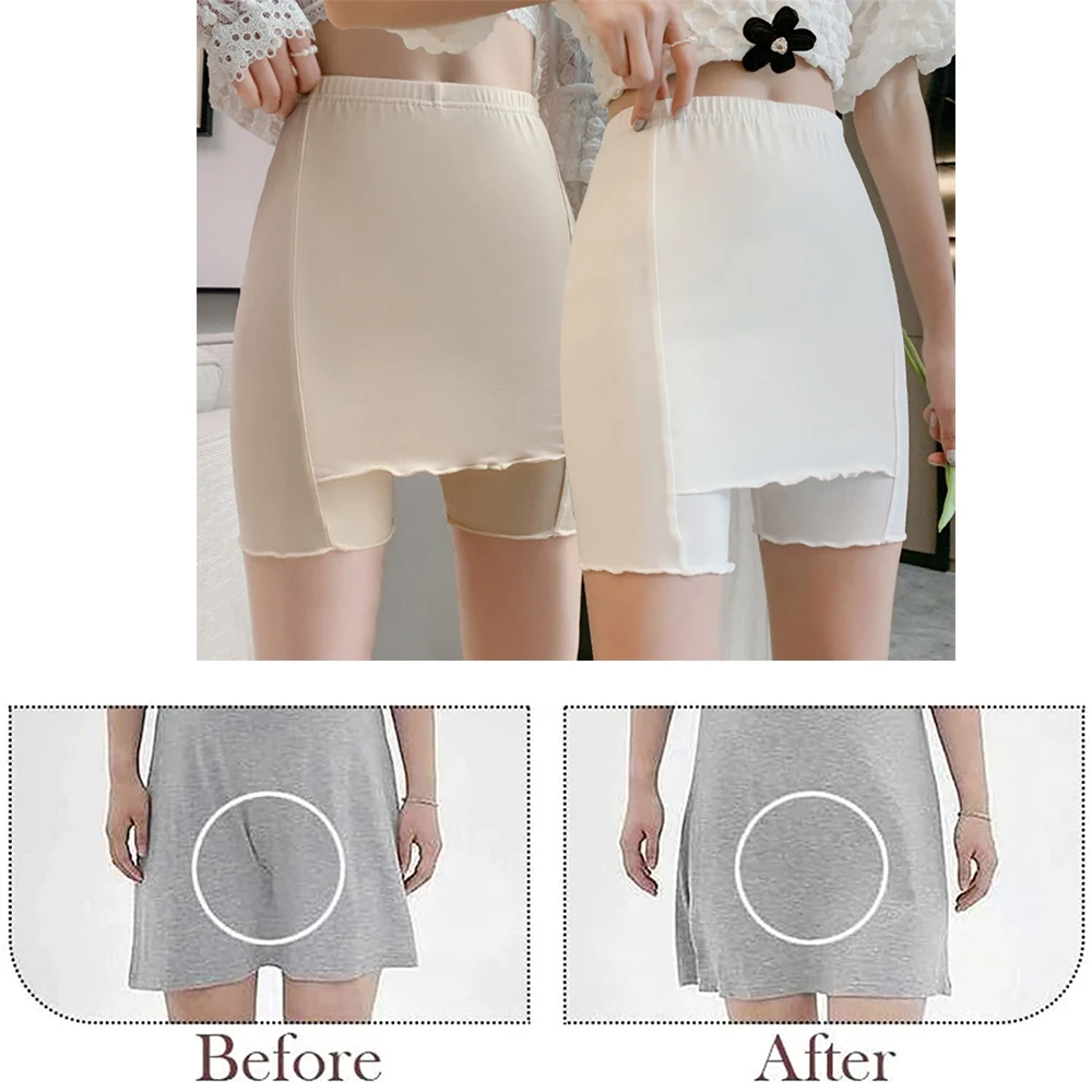Double-Layer Front Crotch Ice Silk Safety Shorts Pants With Double Crotch Ice Silk Bottoming Shorts For Women and Girls
Double-Layer Front Crotch Ice Silk Safety Shorts Pants With Double Crotch Ice Silk Bottoming Shorts For Women and Girls