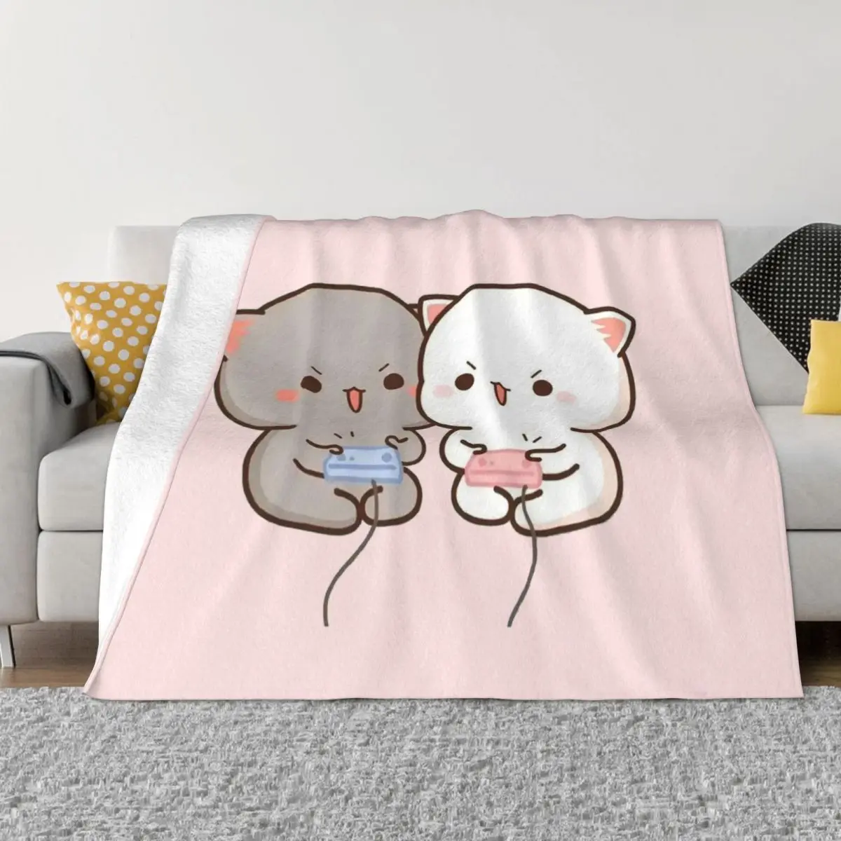 Симпатичные одеяла Mochi в виде персикового кота, флисовое покрывало для спальни
Симпатичные одеяла Mochi в виде персикового кота, флисовое покрывало для спальни