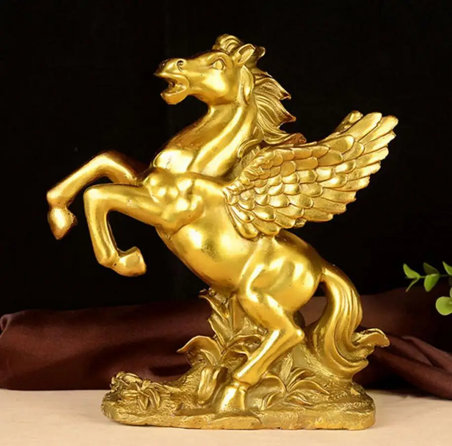 Copper Statue Copper horse Fengshui ornament pure copper flying horse twelve zodiac office table is ready for business gifts
Copper Statue Copper horse Fengshui ornament pure copper flying horse twelve zodiac office table is ready for business gifts