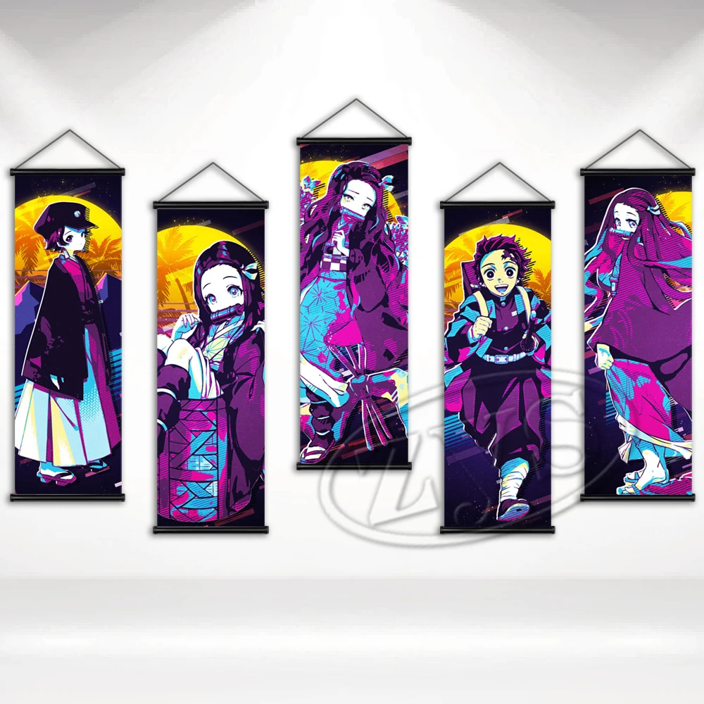 Scroll Demon Slayer Poster Canvas Kamado Tanjirou Hanging Kamado Nezuko Painting Print Anime Wall Art Picture Home Decoration
Scroll Demon Slayer Poster Canvas Kamado Tanjirou Hanging Kamado Nezuko Painting Print Anime Wall Art Picture Home Decoration