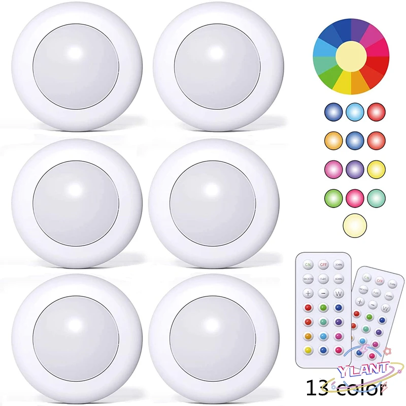 LED Puck Light Remote Control Dimmable Wireless Touch Sensor Battery Operated Portable Kitchen Hallway Closet Cabinet Night Lamp
LED Puck Light Remote Control Dimmable Wireless Touch Sensor Battery Operated Portable Kitchen Hallway Closet Cabinet Night Lamp