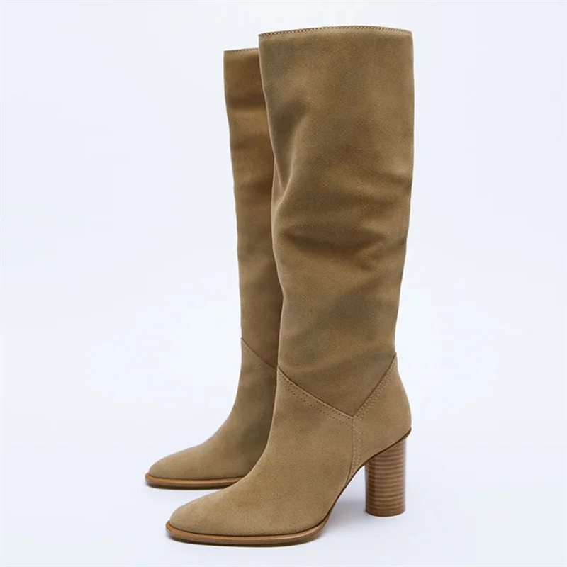 Hot Party Dress Shoes2023 ZA INS New Fashion Luxury Knee High Boots Boots Full Cow Leather High Heels Fashion Suede Winter Boots
Hot Party Dress Shoes2023 ZA INS New Fashion Luxury Knee High Boots Boots Full Cow Leather High Heels Fashion Suede Winter Boots